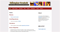 Desktop Screenshot of koverholt.com